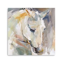 20" x 20" Abstract Watercolor Horse Canvas Wall Art - $2,686.35 MXN