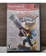 Ratchet and Clank PS2 PlayStation 2 Manual/Poster Teen 1 Player Greatest... - £18.27 GBP