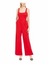 NEW CALVIN KLEIN RED CAREER  WIDE LEG JUMPSUIT SIZE 16 $139 - £72.49 GBP