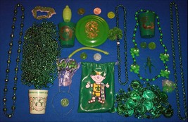 New Orl EAN S Mardi Gras Beads Gift Box - St. Patrick&#39;s Day Package + ***Bonus*** - £8.69 GBP