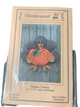 Thimblewood Pilgrim Turkey Wall Hanging Pattern F-2 Uncut hanksgiving Decor - £9.34 GBP