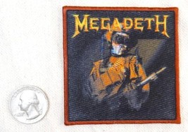 Megadeth Soldier Iron On Sew On Embroidered Patch  3 &quot; X 3 &quot; - £5.30 GBP