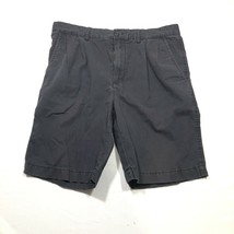 Tommy Hilfiger Shorts Mens 34 Navy Blue Mid Thigh Pockets Cotton Regular... - $16.82