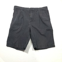 Tommy Hilfiger Shorts Mens 34 Navy Blue Mid Thigh Pockets Cotton Regular Fit - £13.23 GBP