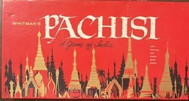 VTG 1962 Whitman Pachisi A Game of India Wooden Dice Parcheesi Parchisi - £11.68 GBP