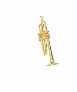 KURT S ADLER POLISHED BRASS TRUMPETw/CASE MUSICAL INSTRUMENT CHRISTMAS O... - £15.89 GBP