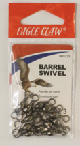 Eagle Claw Barrel Swivel, Black, Size 5, 12 Pack - £2.32 GBP