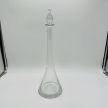 Orrefor Sweden Crystal by Olle Alberius Decanter Glasbruk 18in Large Hom... - $126.00