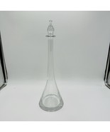 Orrefor Sweden Crystal by Olle Alberius Decanter Glasbruk 18in Large Hom... - $126.00