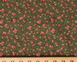 Cotton Floral Pink Flowers Blossoms Dutch Fabric Print by the Yard D148.34 - $11.95