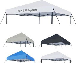 8×8 Canopy Replacement Top Only, Waterproof Pop Up Canopy Tent Cover Wit... - $33.99
