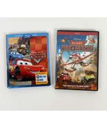 Cars Blu Ray &amp; DVD &amp; Planes Fire &amp; Rescue DVD - $332.16 MXN
