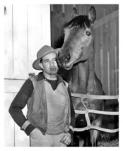 Seabiscuit Champion Racehorse And Jockey George Wolfe 8X10 B&amp;W Photo - £6.63 GBP