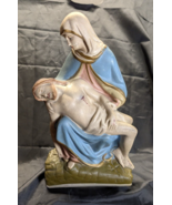 Virgin Mary Jesus Wall or Free Standing religious sculpture Vintage with... - $18.40