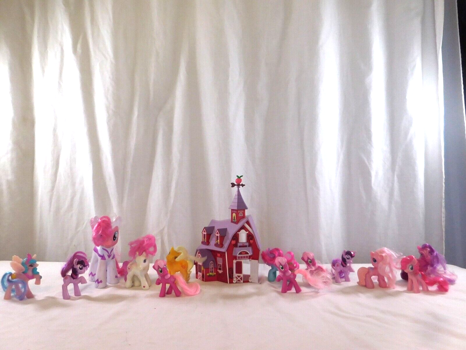 My Little Pony Sweet Apple Acres Barn Playset Hasbro Barn +  Pinkie Pie  + Mcdon - £27.10 GBP