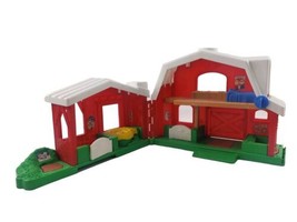 1999 Fisher Price Little People Animal FARM BARN Foldable Playset Sounds &amp; Music - £11.43 GBP