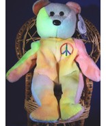 Ty Beanie Baby Peace NO#Tush, PVC Pellet MWMT Errors on Hang Tag Nice Mi... - $23.58 CAD