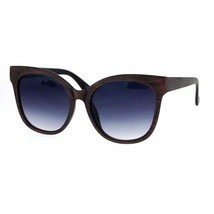 Womens Sunglasses Oversized Butterfly Matted Woodsy Frame UV 400 - £9.76 GBP