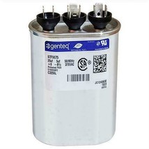 GE / Genteq 97F9675 25 + 5 uf 370 VAC Oval Dual Rated Capacitor - £27.39 GBP