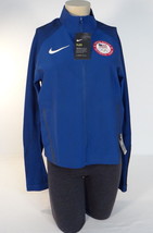 Nike Flex USA Olympic Team Blue Zip Front Running Track Jacket Women NWT $250 - $249.99