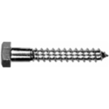 Hillman 1/4 in. x 2 in. L Hex Zinc-Plated Steel Lag Screw 100 pk - £23.23 GBP