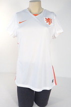 Nike Dri Fit White The Netherlands National Football Team Jersey Womans NWT - £96.21 GBP