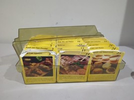 Vintage 1984 My Great Recipes Cookbook Recipe Card with Storage Box Case... - $44.55