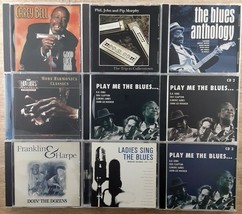 Blues CD lot x 9 Carey Bell Phil, John &amp; Pip Murphy B.B. King Lightnin&#39; Hopkins - $17.09