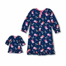 Peppa Pig Nightgown And Matching Gown For 18&quot; Doll New Fast Free Shipping - £23.97 GBP