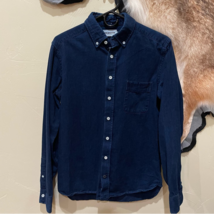 Taylor Stitch Denim Shirt Men 38 Small Blue Jack Indigo Oxford 100% Cotton - $54.94