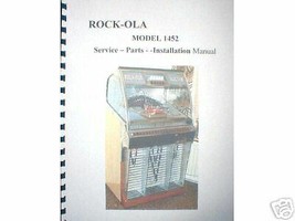 Rock-ola Model 1452 jukebox manual - £25.62 GBP