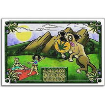 420 Smoke Out Celebration Poster NEW 11x17 Frisbee Dog Cannabis Festival - $13.99