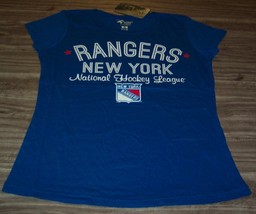 WOMEN&#39;S TEEN NEW YORK RANGERS NHL HOCKEY T-shirt MEDIUM NEW w/ TAG - $19.80