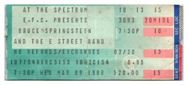 Bruce Springsteen Concert Ticket Stub March 9 1988 Philadelphia Pennsylv... - $24.74