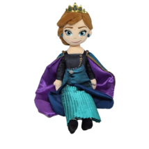 18&quot; DISNEY STORE FROZEN 2 QUEEN ANNA PRINCESS DOLL STUFFED ANIMAL PLUSH ... - £22.44 GBP