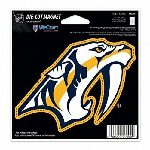 Primary image for NHL Nashville Predators 4 inch Auto Magnet Die-Cut by WinCraft