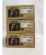 3 Genuine Risograph EZ220,EZ221,EZ390 Flat Gold Type F Ink Box S-8186UA ... - $357.86 CAD