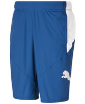 Puma Men&#39;s Train Favorite Cat Relaxed-Fit Moisture-Wicking 10&quot; Shorts Blue-Small - £15.95 GBP