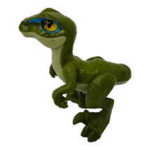 Imaginext Jurassic World Raptor Blue Dinosaur Action Figure - £9.33 GBP