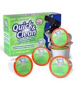 Quick &amp; Clean 6-Pack Keurig Cleaning Pods K-Cup Cleaner for 1.0/2.0 Mach... - $21.84