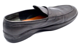 Bally Black Men&#39;s Calf Grained Loafer Leather Dress Shoes Size US 8.5 EEE - $163.26