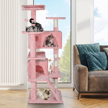 55 Inch Cat Tree Tower Condo Furniture Kittens Pet House Play Scratch Post - $88.99