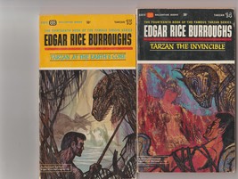 4 Tarzan Firsts Burroughs 1964 Ballantine #s 13, 14, 15, 22  - £15.80 GBP