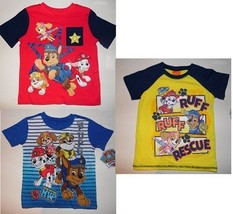 Nickelodeon Paw Patrol Toddler Boys T-Shirts Sizes 3T,4T, 5T NWT - $9.79