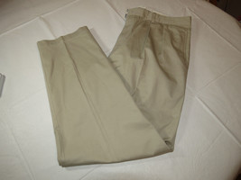 Pro Celebrity American Team Sports 40 mens adult pleated pants Khaki NWT - $20.58