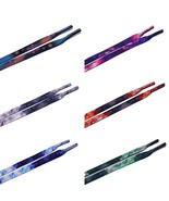 Galaxy Print Flat Shoelaces For Air AJ Jordan 1 Air max Force Lebron 9 Big Bang  - $1,170.73 MXN