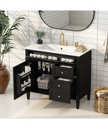36&quot; Modern Bathroom Vanity with Sink &amp; Drawers - $9,595.72 MXN
