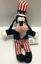 Disney UNCLE SAM 9&quot; Goofy Plush - £6.04 GBP