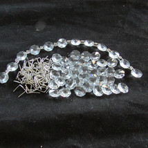 10FT DIY Antque Style Chain Crystal Sliver Chandelier Parts - £11.12 GBP
