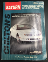 Chilton&#39;s Saturn Coupes Sedans Wagons 1991-98 Repair Manual 8419 62300 W... - $9.49
